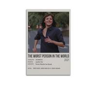 xze Poster decorativo da parete su tela, con stampa artistica da parete, motivo: The Worst Person in The World, 30 x 45 cm, senza cornice