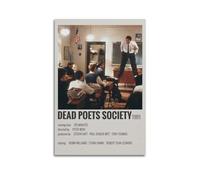 xze Poster decorativo da parete su tela, motivo: Dead Poets Society, stampa decorativa per stanza, 30 x 45 cm, senza cornice