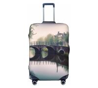 Xzeit Copertura per bagagli da viaggio Protezione per valigie Paesi Bassi Ponte Paesi Bassi Elastico Lavabile Stretch Valigie Protector Anti-Graffio Copertura per Valigia da Viaggio Adatto per Bagagli