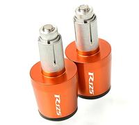 XZGFZHY Moto Manubrio estremità Manubrio in Alluminio Manopole Caps 7/8 "22mm Spina Bilanciata per Yama&ha YZFR125 YZF R125 YZF-R125 Tutti Gli Anni Parti della Maniglia(Orange)