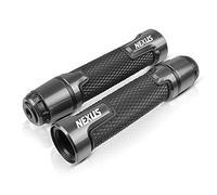 XZGFZHY per GILERA Piaggio Nexus 300 500 125/200/250 Tutti Gli Anni Moto Manopole Manubrio 7/8 "22mm Anti Skid Manopole in Gomma Caps Spine Manubrio estremità Parti della Maniglia(G)