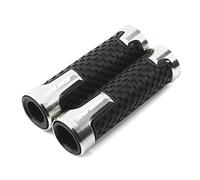 XZGFZHY per Suzuki SV650 SV650S 1999-2021 Manopole del Motociclo di CNC in Alluminio Manubrio Antiscivolo Impugnatura in Gomma Manubrio Parti della Maniglia(Argento)