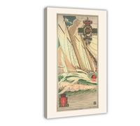 XZGTHYTYUY Poster da viaggio italiano, decorazione da parete con nautica, yacht club Adriaco Trieste, poster su tela, decorazione per camera da letto, ufficio, stanza, regalo, 40 x 60 cm