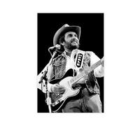 XZGTHYTYUY Poster su tela con leggendario cantante soul Merle Haggard, decorazione per camera da letto, ufficio, stanza, regalo, 40 x 60 cm