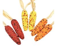 XZJMY Set di 6 mais artificiale, mais finto per il Ringraziamento, set di mais finto in schiuma, per servizi fotografici, cucina, feste e decorazioni per la casa