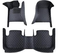 XZKKCD Tappetini in Pelle Auto Impermeabile Antiscivolo in Pelle PU per Skoda Karoq 2018-2023, Tutte Le Stagioni Tappetini,Black