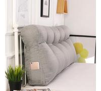 XZLZMYP Cuscino da Lettura Morbido Cuscini per Dormire Lombare Supporto Posteriore Schienale Cuscino Letto per Divano Decorativi Rimovibile Testiera Cuscino per Divano Testata del Letto,E,200x50x15cm