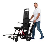 XZLZMYP Montascale Elettrico Cingolato Portatile Montascale Pieghevole per Sedia da Scalatore Sedia A Rotelle per Salire Le Scale, può Salire E Giù per Le Scale per Disabili E Anziani,B