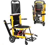XZLZMYP Montascale Montascale Portatile Leggero Telaio Che può Salire E Scendere per Le Scale Carrello Elettrico per Sedia A Rotelle per Scale da Arrampicata per comodità del Viaggio,Giallo