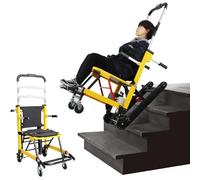 XZLZMYP Montascale,Montascale Portatile Telaio Che può Salire E Scendere per Le Scale Durevole Carrello Elettrico per Sedia A Rotelle per Scale da Arrampicata per Viaggio Comodo,Giallo