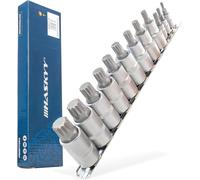 XZN Set di prese multiple I M4 M5 M6 M8 M10 M12 M14 M16 I Set di 8 pz. di punte