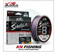 XZOGA GURU SHOGUN 8X Linea intrecciata multicolore 300 m PE 0,8 - 1,2