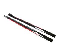 XZQSJHP Minigonne Laterali per Alfa Romeo Giulietta, Gonna Laterale Splitter Lip Winglet Diffusore Anti-Collisione Alettoni Laterali Auto Accessori,A-Red