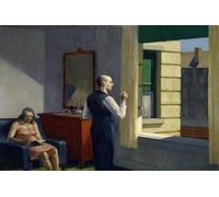 XZSFD NBGEA Edward Hopper Poster Persone Stampe Moderna Arte Della Parete Immagine A Colori《Hotel By A Railroad》Edward Hopper Tela Pittura Per Home Decor 50x80cm Senza Cornice