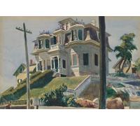 XZSFD NBGEA Edward Hopper Poster Stampe Scenario Moderna Arte Della Parete Immagine A Colori《Casa di Haskell》Edward Hopper Pittura Su Tela Per Home Decor 50x80cm Senza Cornice