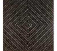XZSFD NBGEA Frank Stella Poster Stampe astratte Colore Wall Art Exhibition Picture《Cambio di linea nera》Frank Stella Canvas Painting For Home Decor 40x40cm senza cornice
