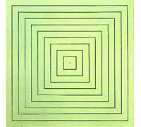XZSFD NBGEA Frank Stella Poster Stampe astratte Immagine della mostra di arte murale a colori《Isola n. 1》Quadro su tela Frank Stella per decorazioni per la casa 40x40 cm senza cornice