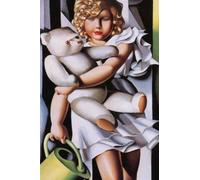 XZSFD NBGEA Poster di Tamara De Lempicka《Miss Poum Rachou》Stampe murali 40x60cm senza cornice