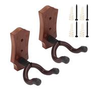 XZXCVN 2 pcs gancio da parete di chitarra elegante monte murale di chitarra nera per mandolino Banjo ukulele