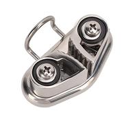 XZXCVN Blocca Cima con Anello Passacavo, Cam Cleat in Acciaio Inox 316 Lucidato a Specchio per Cime 10mm - Elevata Tenuta, Resistente alla Ruggine, Ideale per Vela e Kayak