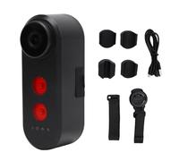 XZXCVN Camera per Bici con Luce Posteriore, 4K Waterproof per E - Bike e Mountain Bike, Angolo 140° - Visione in Tempo Reale, Batteria Lunga Durata, Ideale per Ciclismo Outdoor (64G)