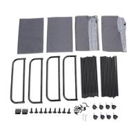 XZXCVN Contenitore Sottoletto Grande Capacità, Scatola Rigida Armadio 80x43,5x16cm - Struttura Acciaio Carbonio, Tessuto Resistente, Organizzatore Salvaspazio per Vestiti e Scarpe (Pattern a strisce)