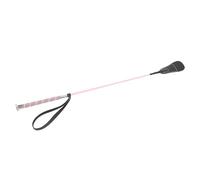 XZXCVN Frustino Equitazione 68cm con Impugnatura Antiscivolo e Cinturino Polso in Gomma - Materiali Resistenti, Design Elegante, Controllo Efficace Cavallo (Rosa)