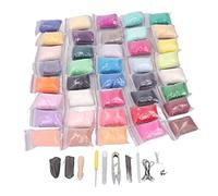 XZXCVN Kit Per Infeltrimento A Ago, Set Completo Con Lana, Forbici, Coprifalangi E Attrezzi - Materiale Morbido E Colori Vivi, Perfetto Per Creazioni Fai Da Te