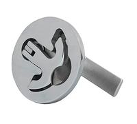 XZXCVN Loquet encastrable pour Trappe de Bateau, Poignée escamotable, Inox 316, Ø6,1cm; loquet de Trappe; poignée escamotable - Fermeture Push - to - Close, Haute résistance à la corros