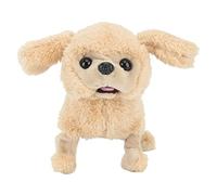 XZXCVN Peluche Elettronico Cucciolo Cane, Giocattolo Morbido Interattivo Marrone - Cammina E Canta, Coda Che Scodinzola, Ideale Per Bambine