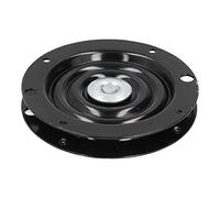 XZXCVN Piattello Girevole 360 Gradi in Acciaio Resistente - Rotazione Completa e - Supporto per Sedie da Ufficio Bar e Auto - Cuscinetti Multifunzionali per Rotazione e Fissaggio S