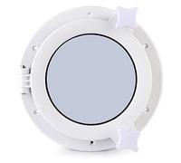 XZXCVN Rond Ventilation Éclairage 215mm, Verre Trempé 4mm, Joints Étanches - Installation Rapide, Anti - UV Anti - Corrosion, pour Yacht Et Camping - Car