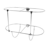 XZXCVN Support de Pare - Battage Pliable, Double, Inox 304 pour Rails 7 / 8in à 1in - Gain d’Espace, Montage Polyvalent, pour Yacht et Bateau