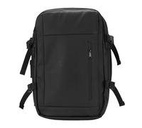 XZXCVN Zaino Espandibile, Antifurto con Serratura, Impermeabile e Compressione Sottovuoto, In Nylon Nero - Massima Capacità, Protezione Efficace, Per Viaggi e Business