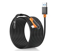 XZXWZX Link Cable 5M Compatibile con Meta/Quest 2/Quest 3/PICO 4 e PC/Steam VR, Cavo USB 3.0 a USB C a Ricarica Rapida, Trasferimento dati PC ad Alta Velocità, Nero