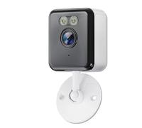 XZXXZSZ Telecamera di sicurezza, Mini telecamera IP WiFi da 5 MP wireless for interni a colori di notte sicurezza domestica AI rilevamento umano sorveglianza CCTV(1PCS Add 32GB Card)