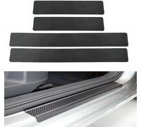 XZYNB Protezione Soglia Auto per Jeep Renegade 2016-2025, Protezione Soglia Fibra di Carbonio, Impermeabile Antiscivolo