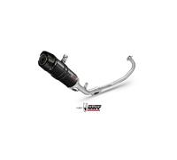 Y.047.LXB - Scarico Completo Mivv GP STEEL BLACK YAMAHA MT-125 15- YZF R125 14-