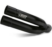 Y.055.LDGB - Terminale Scarico Mivv DOUBLE GUN BLACK YAMAHA MT-03 (16>)