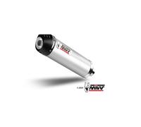 Y.059.L4C - Terminali Scarico Mivv OVAL Titanio/Carbonio YAMAHA XT 660 Z (08-16)
