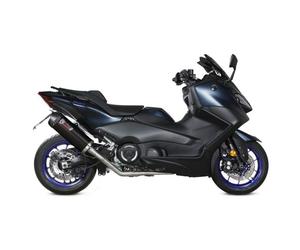 Y.073.LVC - Scarico Completo MIVV OVAL Nero YAMAHA T-MAX 560 (22-24)