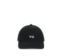 Y-3 Black Cotton Cap (Baseball Hat) - UNI