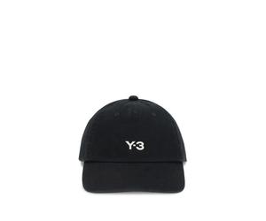 Y-3 Black Cotton Cap (Baseball Hat) - UNI