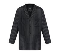 Y-3, ,Jackets ,Uomo ,Nero ,L Giacca Chore in Lana Raffinata Gessata