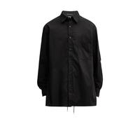 Y-3 - Camicia a maniche lunghe in cotone - - Shirts - Uomo - Nero - M