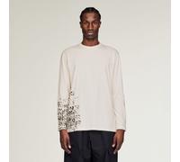 Adidas, ,Tops ,unisex ,Bianco ,S Y-3 Gfx Long Sleeve T-Shirt