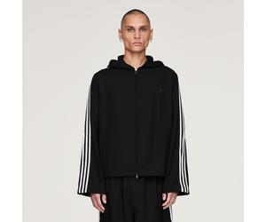 Y-3 Hooded Track Top 3-Stripes Black M