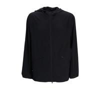 Y-3, ,Jackets ,Uomo ,Nero ,L Giacca da running con cappuccio in Ripstop