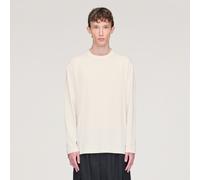 Y-3 LOGO LONG SLEEVE TEE Chalk White 2XL