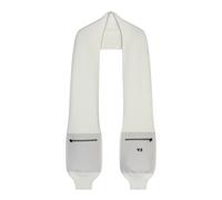 Y-3 - Sciarpa in misto lana con maniche integrate - - Accessories - unisex - Bianco - ONE SIZE